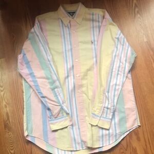 Men's Pastel Striped Shirt